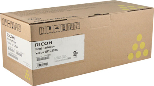 Ricoh Print Cartridge SP C220A (Yellow) - Click Image to Close