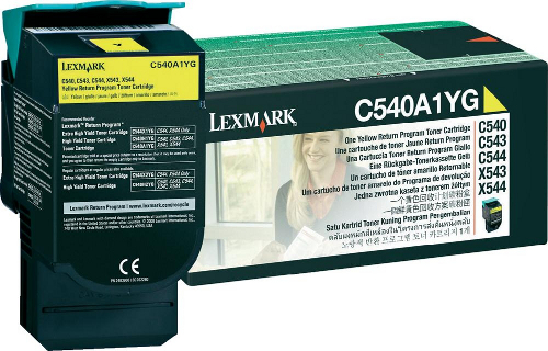 Lexmark C540A1 Yellow Toner - Click Image to Close