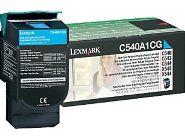 Lexmark C540A1 Cyan Toner